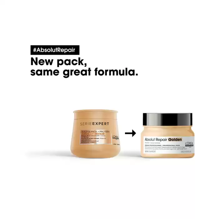 Loreal Serie Expert Absolut Repair Yıpranmış Saçlar için Onarıcı Altın Maske 250ml 3474636975327