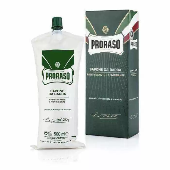 Proraso Okaliptüs Yağı Mentollü Yüz Vücut Tıraş Öncesi Kremi 500ml 8004395001156