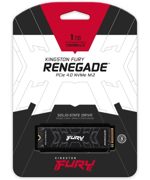 1TB KINGSTON FURY Renegade M.2 NVMe PCIe 4.0 SFYRS/1000G 6000/7300MB/s