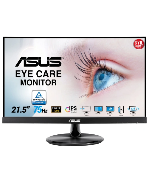 21.5 ASUS VP229HE FHD IPS 75HZ 5MS HDMI VGA