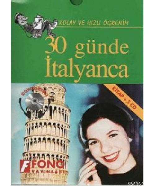 30 Günde İtalyanca; (Kitap+3 CD)