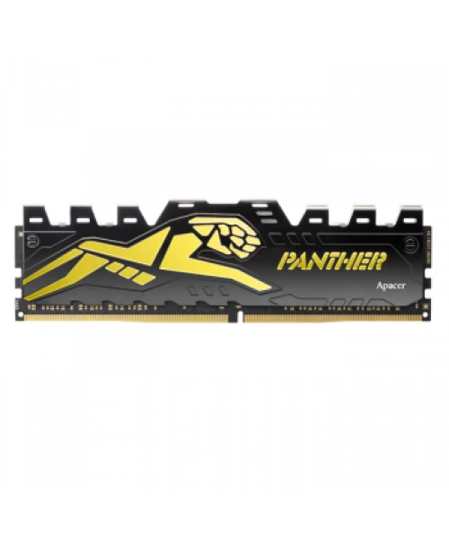Apacer Panther Black-Gold 16GB (2x8GB) 3200Mhz CL16 DDR4 Gaming Ram (AH4U16G32C28Y7GAA-2)