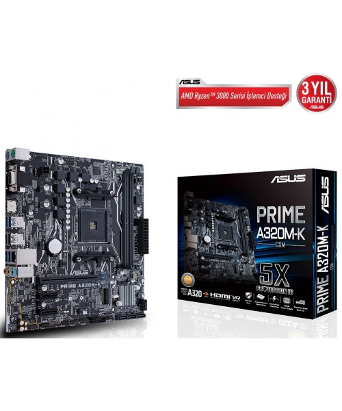 ASUS PRIME A320M-K/CSM DDR4  AM4 MATX