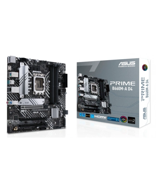 ASUS PRIME B660M-A D4 DDR4 5333(OC) HDMI DP M.2 mATX 1700P