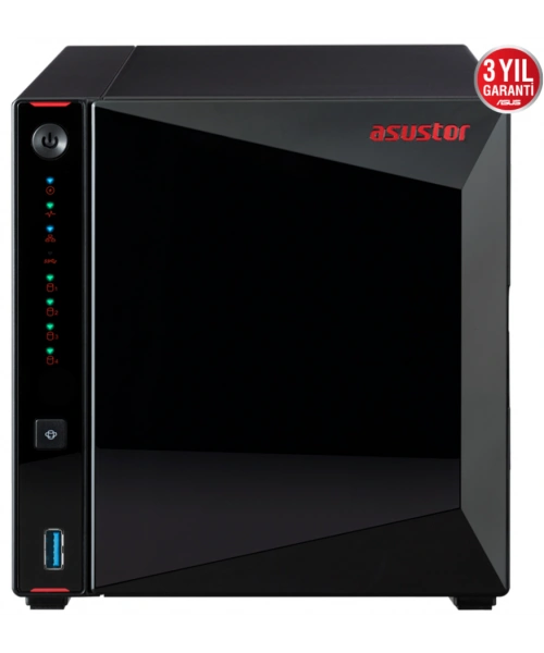 ASUSTOR AS5304T 4 SLOT 4GB DDR4 3.5 NAS DEPOLAMA ÜNİTESİ