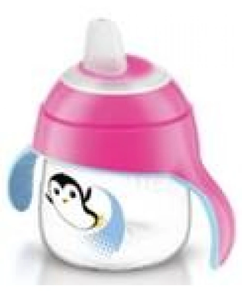 Avent Yeni Penguen Damlatmaz Bardak - 6m+ 200 Ml - Pembe