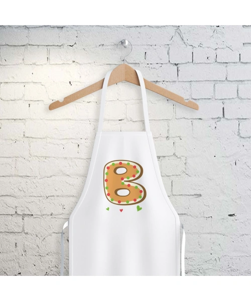 B Harfi Tasarımlı Mutfak Önlüğü