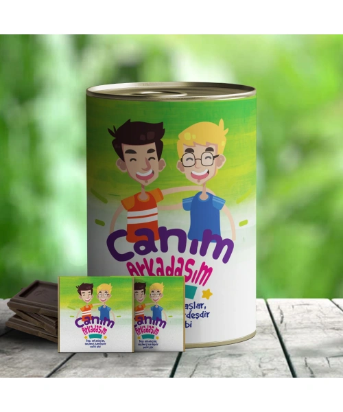 Canım Arkadaşım Temalı Hediye Konservesi