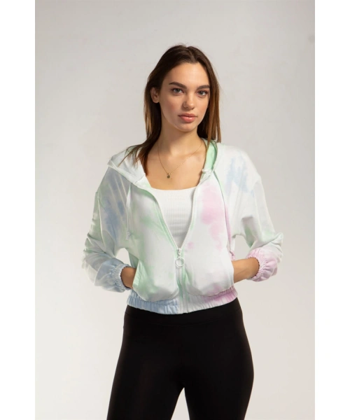 Crop Eşofman Üstü- RENKLİ