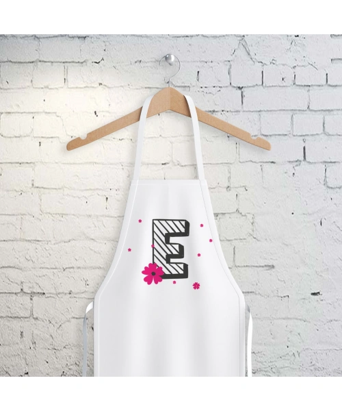 E Harfi Tasarımlı Mutfak Önlüğü
