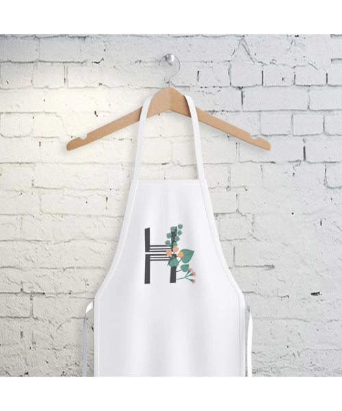 H Harfi Tasarımlı Mutfak Önlüğü