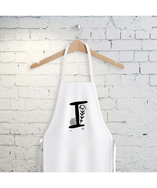 I Harfi Tasarımlı Mutfak Önlüğü