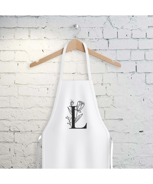 L Harfi Tasarımlı Mutfak Önlüğü