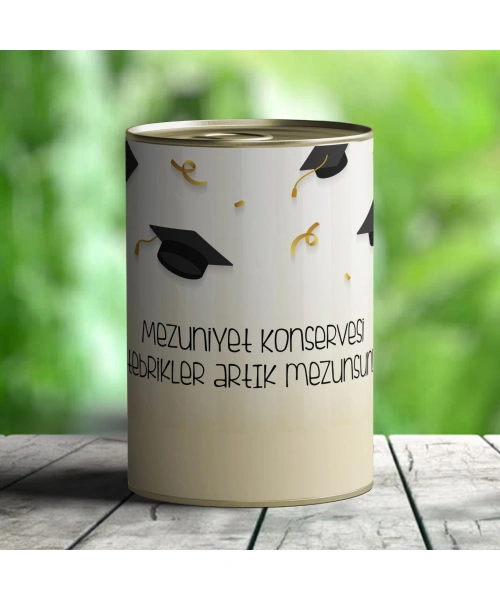Mezuniyete Özel Hediye Konservesi