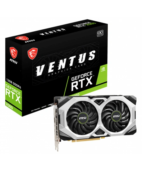 MSI GEFORCE RTX 2060 VENTUS 12G OC 12GB GDDR6 HDMI DP 192Bit