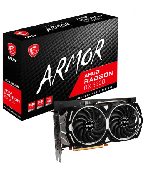MSI RADEON RX 6600 ARMOR 8G GDDR6 HDMI 3XDP 128BİT