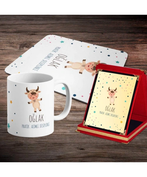 Oğlak Burcuna Özel Tasarım Sevimli Hediye Seti