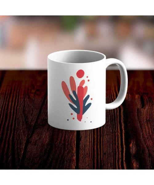 Özel Tasarım İ Harfi Beyaz Kupa Bardak