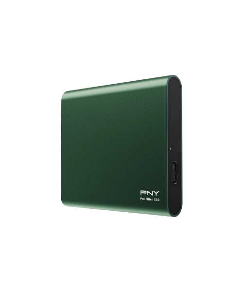 PNY Pro Elite Yeşil 500 GB 865/875MB/s USB 3.2 Gen 2 Type-C Taşınabilir SSD (PSD0CS2060GN-500-RB)