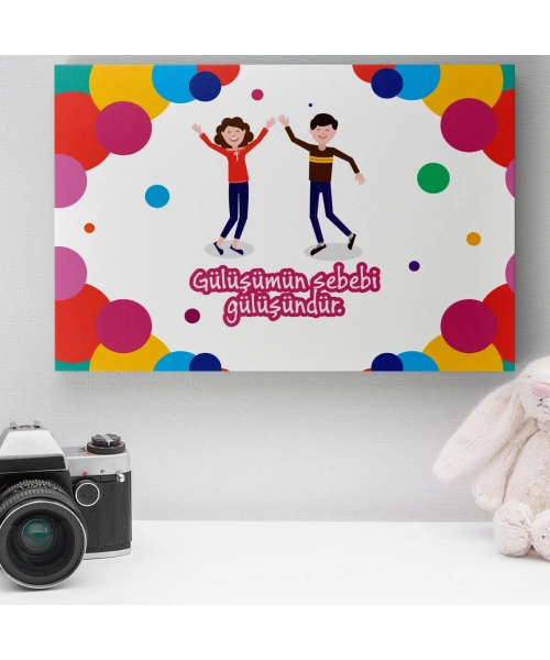 Romantik Tasarımlı Mini Kanvas Tablo - No17