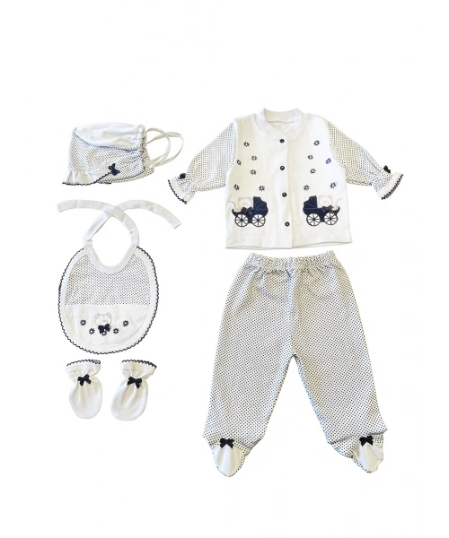 Sema Bebe 5li Set - Mavi