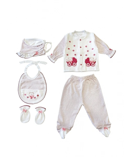 Sema Bebe 5li Set - Pembe