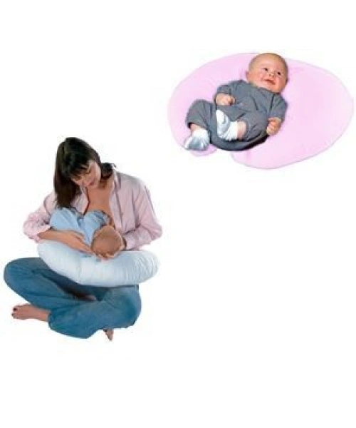 Sema Bebe Emzirme ve Bebek Destek Minderi - Pembe