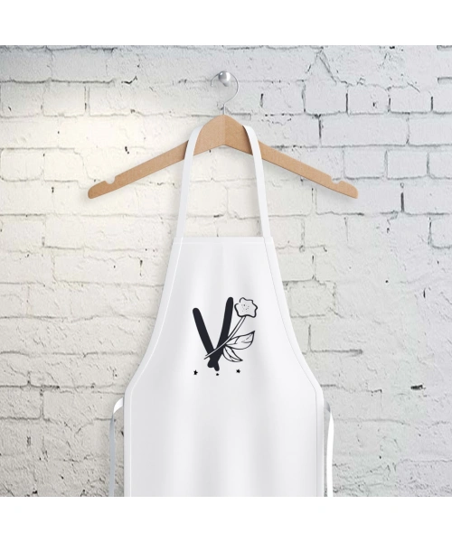 V Harfi Tasarımlı Mutfak Önlüğü