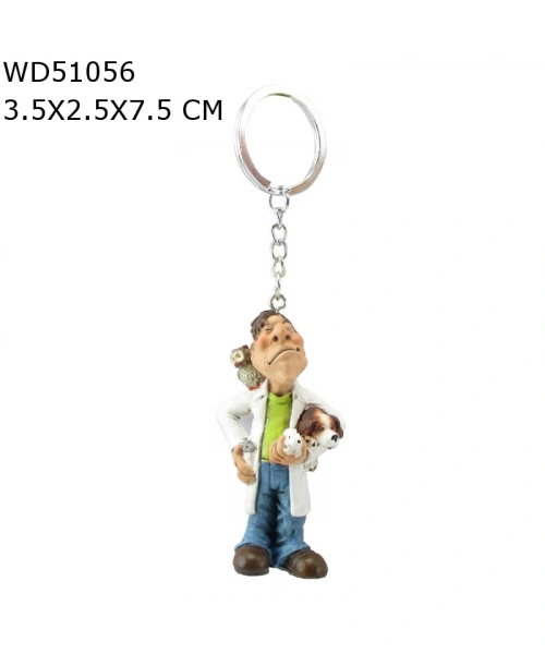 Veteriner Figürlü Biblo Heykel Anahtarlık