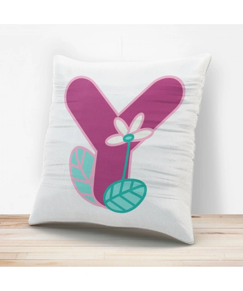 Y Harfi Tasarımlı Yastık Kılıfı