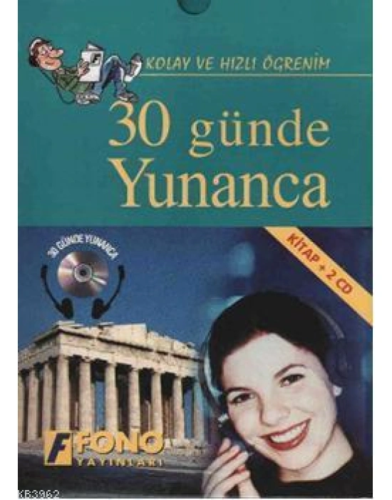 30 Günde Yunanca; (Kitap+2 CD)