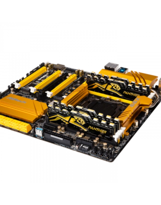 Apacer Panther Black-Gold 16GB (2x8GB) 3200Mhz CL16 DDR4 Gaming Ram (AH4U16G32C28Y7GAA-2)