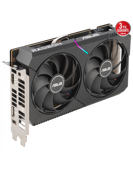 ASUS DUAL-RX6500XT-O4G 4GB GDDR6 HDMI DP 64BİT