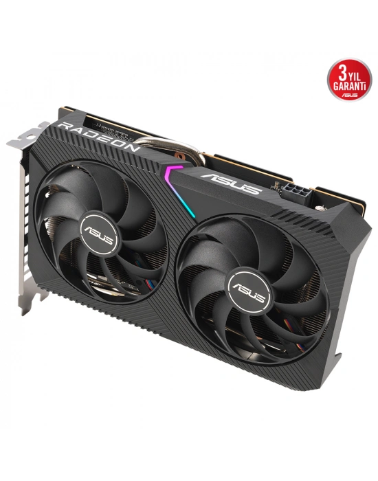 ASUS DUAL-RX6500XT-O4G 4GB GDDR6 HDMI DP 64BİT