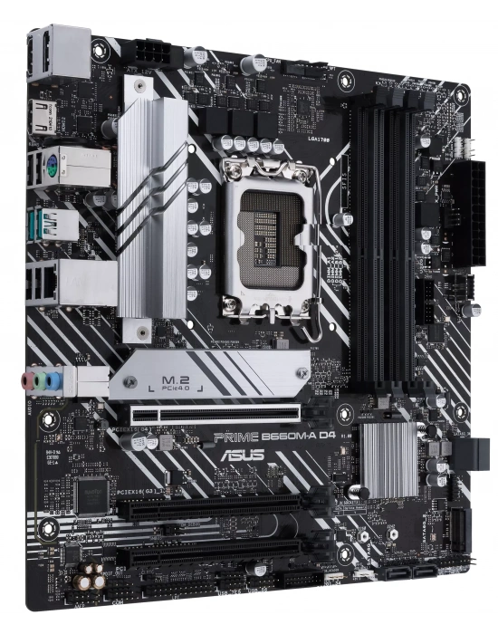 ASUS PRIME B660M-A D4 DDR4 5333(OC) HDMI DP M.2 mATX 1700P