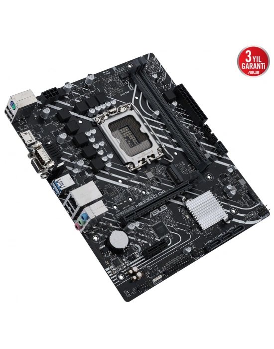 ASUS PRIME H610M-D DDR4 3200(OC) VGA HDMI DP M.2 mATX 1700p