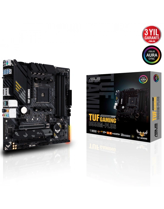 ASUS TUF GAMING B550M-PLUS WI-FI II 4600Mhz(OC) HDMI DP mATX AM4