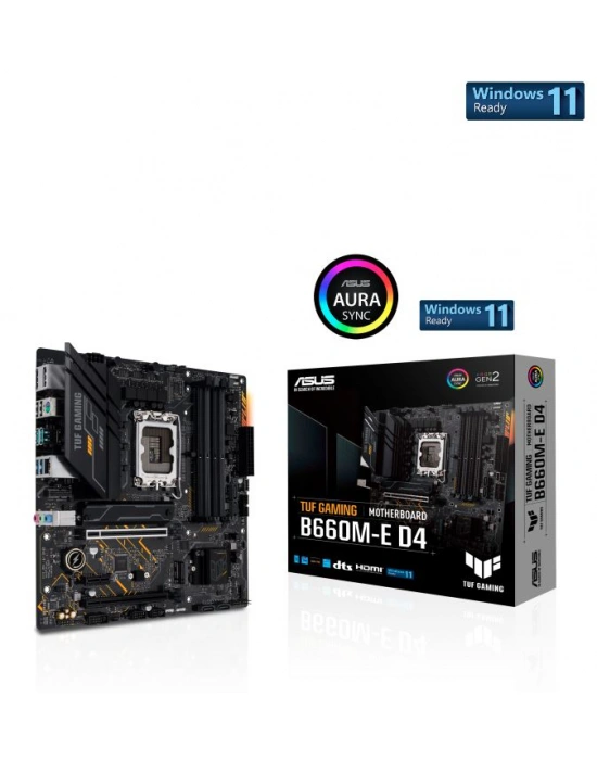 ASUS TUF GAMING B660M-E D4 DDR4 5333(OC) HDMI DP mATX 1700P