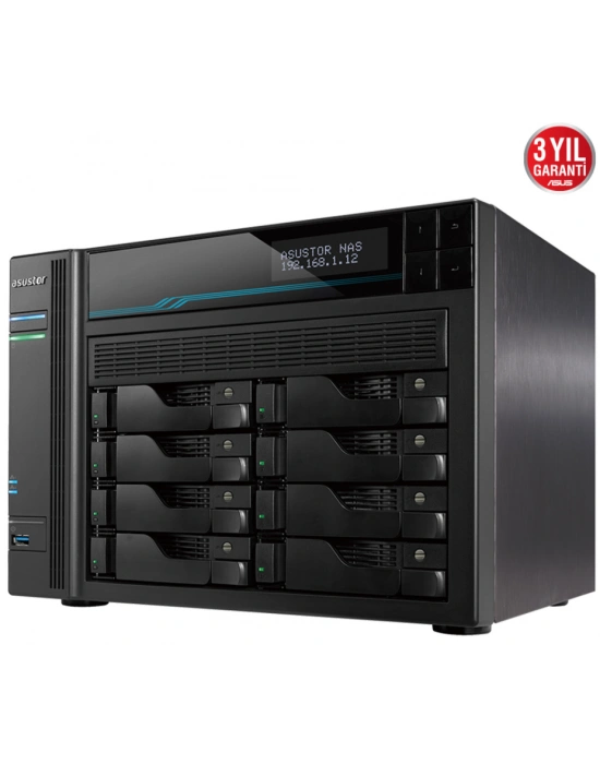 ASUSTOR AS6508T 8 SLOT 8GB DDR4 3.5 NAS DEPOLAMA ÜNİTESİ