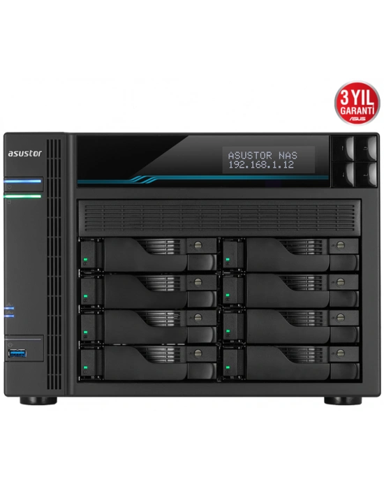 ASUSTOR AS6508T 8 SLOT 8GB DDR4 3.5 NAS DEPOLAMA ÜNİTESİ