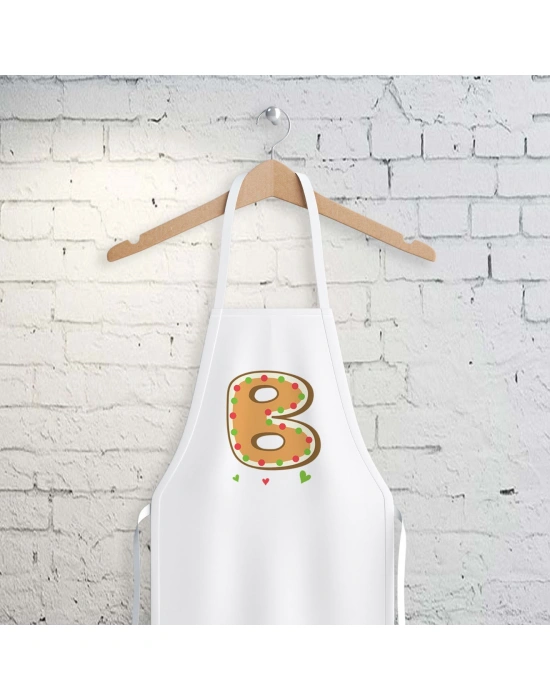 B Harfi Tasarımlı Mutfak Önlüğü
