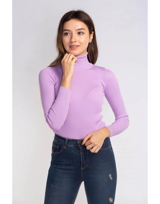 Boğazlı Triko Kazak-LİLA