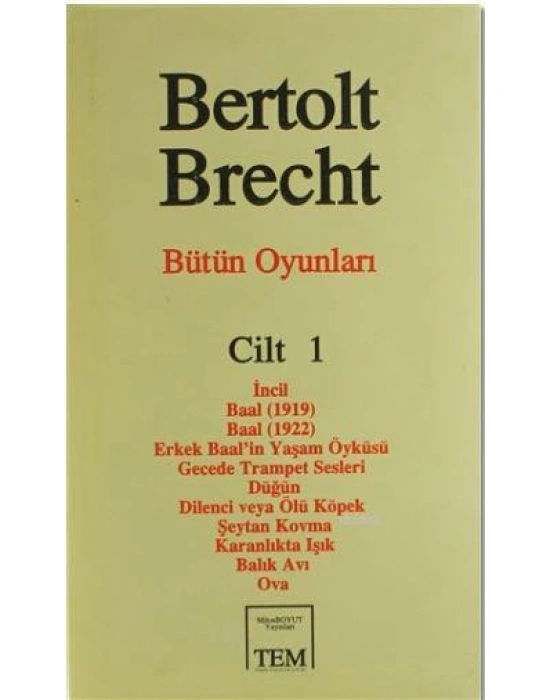 Bütün Oyunları Cilt: 1
