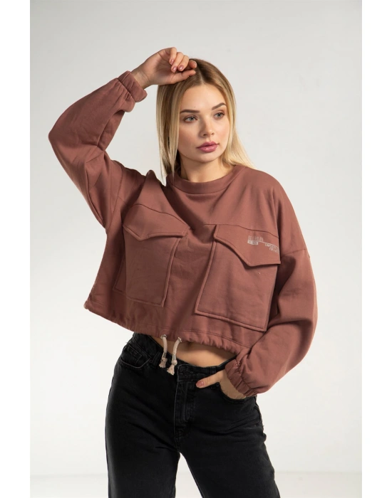Cepli Crop Sweatshirt - TOPRAK