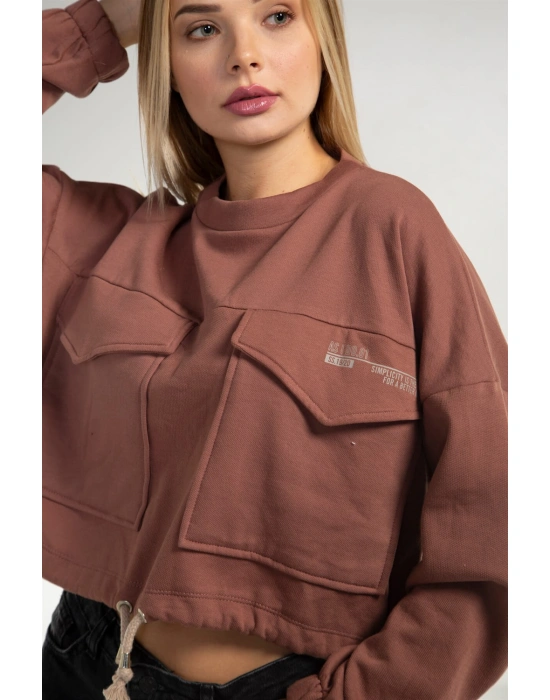 Cepli Crop Sweatshirt - TOPRAK