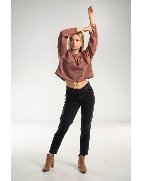 Cepli Crop Sweatshirt - TOPRAK