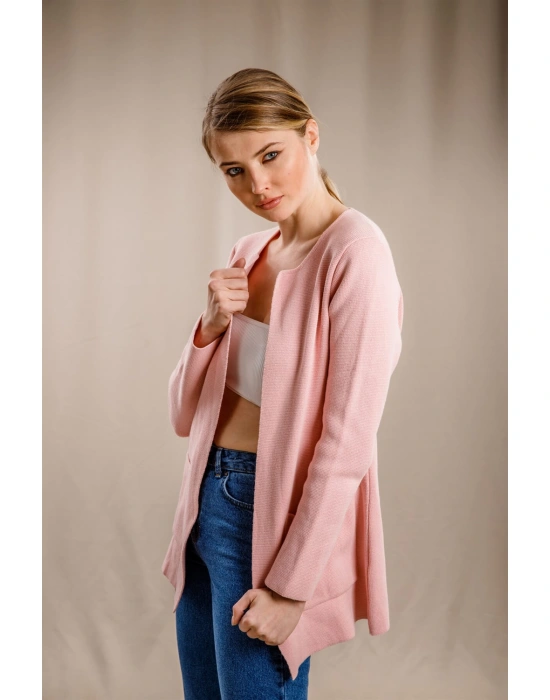 Cepli Uzun Hırka - PUDRA