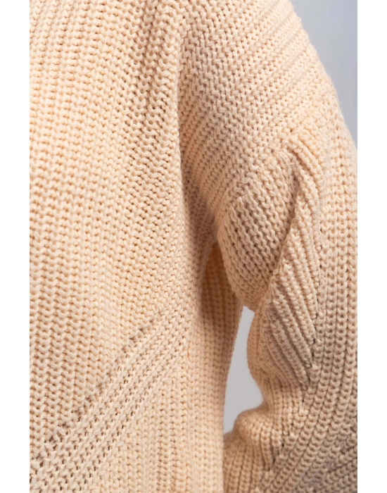 Delikli Örgü Kazak-PUDRA