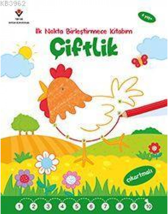 İlk Nokta Birleştirmece Kitabım - Çiftlik 4 Yaş