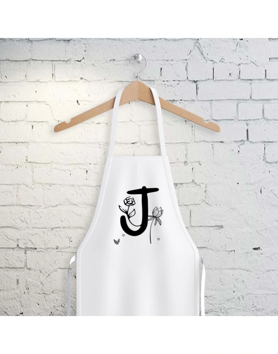 J Harfi Tasarımlı Mutfak Önlüğü